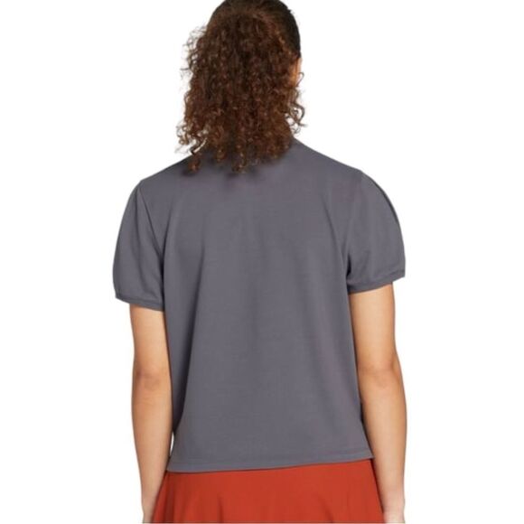 Calia Women's Golf Puff Sleeve Polo Large Carbon Gray NWT - Picture 4 of 12